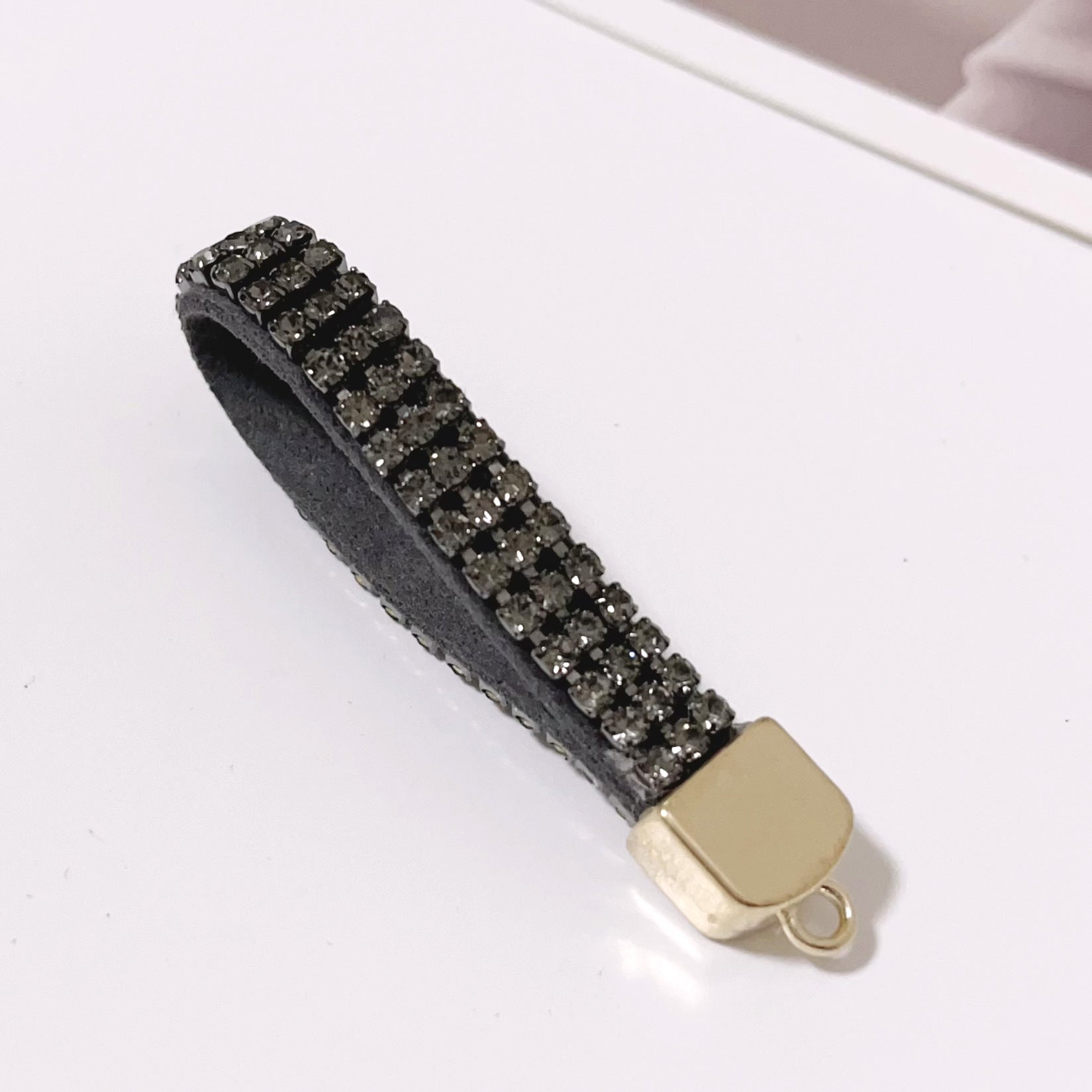 Wholesale 12PCS Rhinestone Hanging Rope Keychains